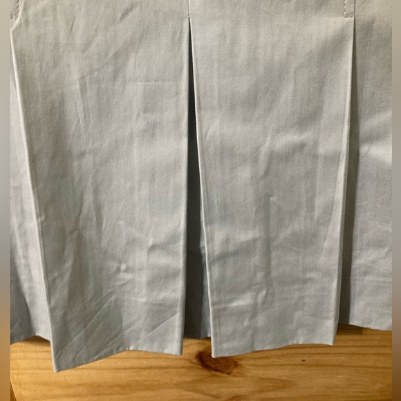 J. Crew size 8 cotton/spandex pleated midi skirt - Picture 4 of 5